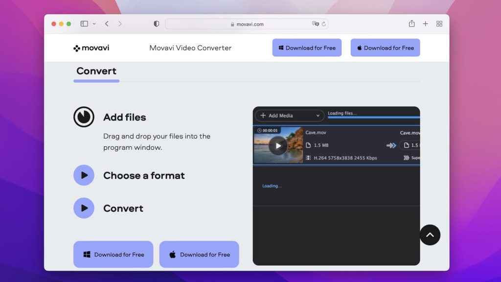 Movavi Video Converter Convert TS file with Movavi Video Converter.