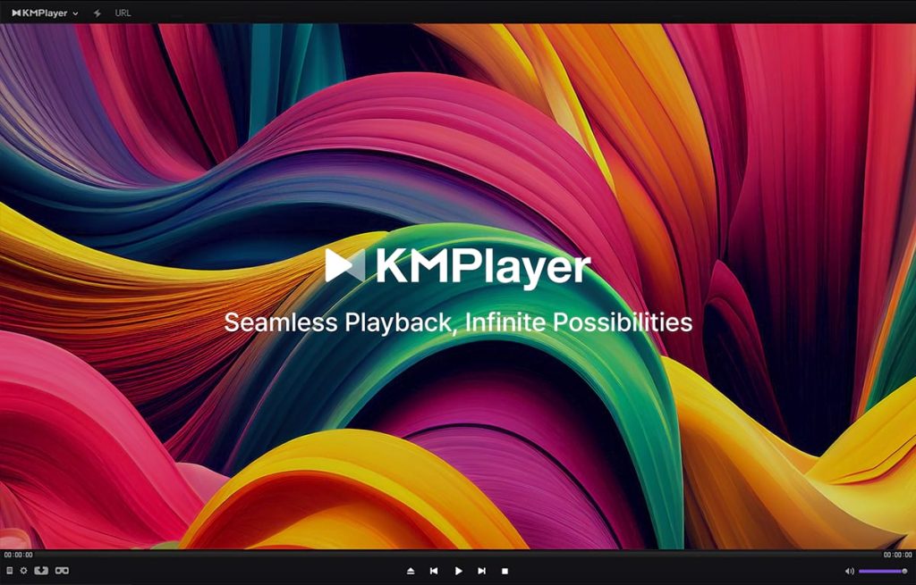 The URL Download feature in the KM Player KMPlayer’s interface