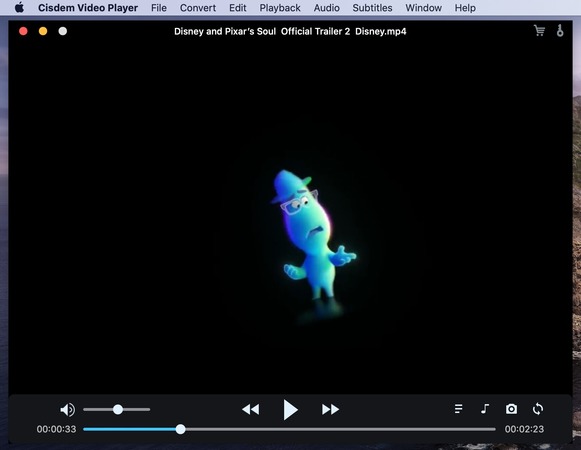 Cisdem Video Player Zuverlässiger Player mit eingeschränkter Funktionalität.