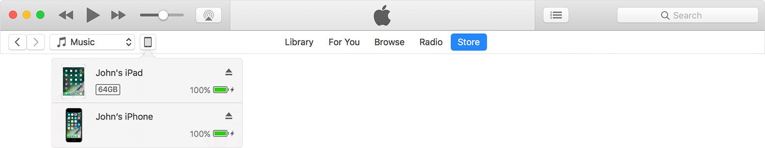 Select a device Select a device