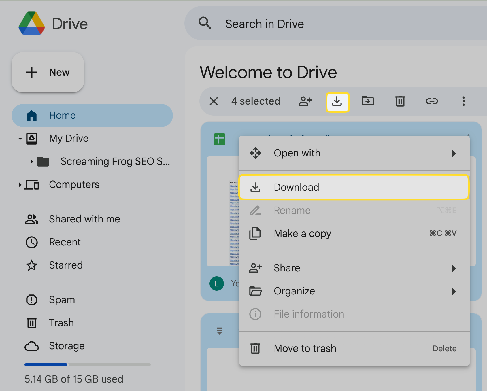 File downloading from Google Drive Download files from Google Drive