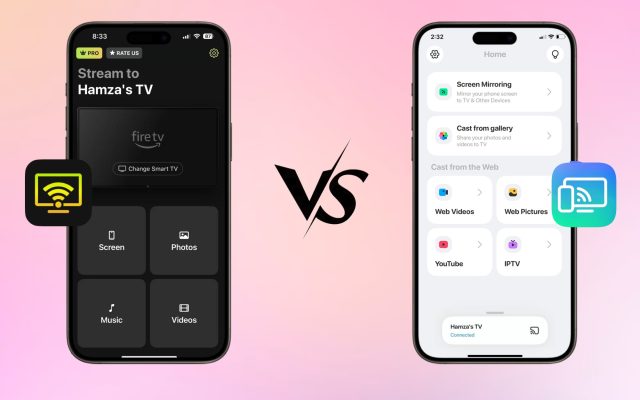 DoCast vs Screen Mirroring・Smart View TV